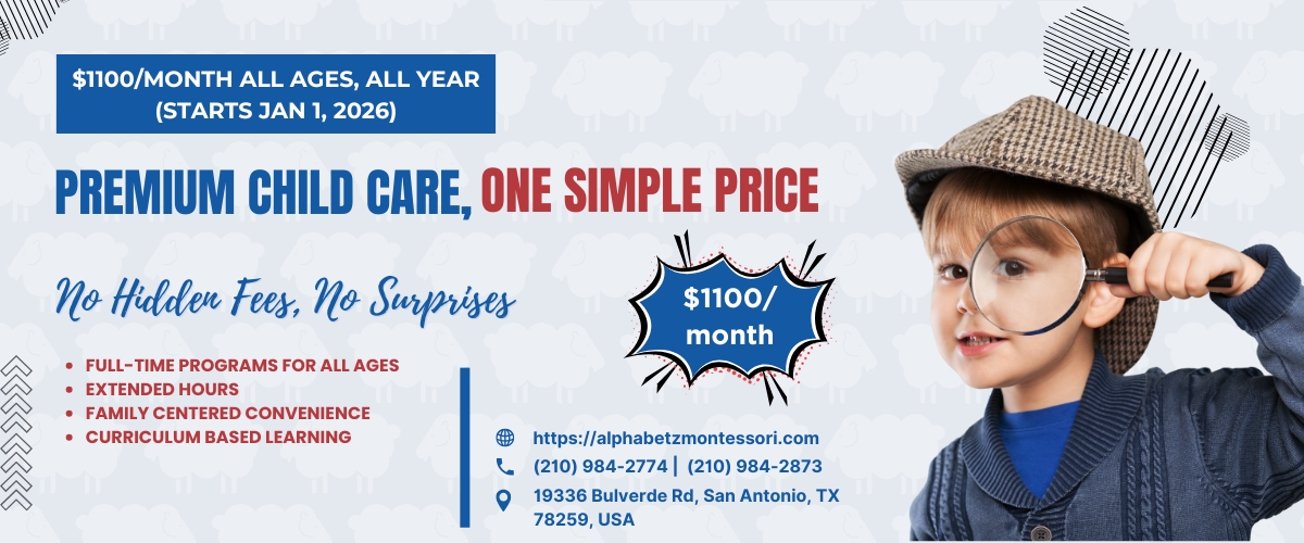 Alphabetz Montessori Bulverde Campus Banner